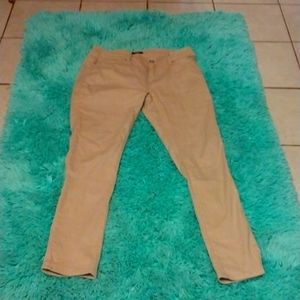 Beige khaki uniform pants